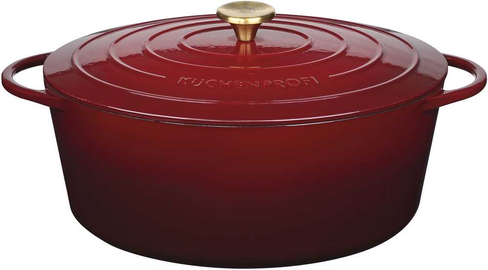 Küchenprofi Litinový hrnec, 35 cm, tmavě vínová