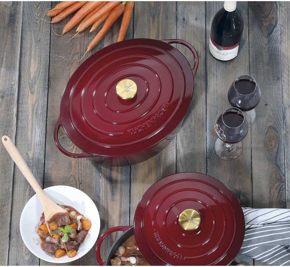 Küchenprofi Litinový hrnec, 35 cm, tmavě vínová