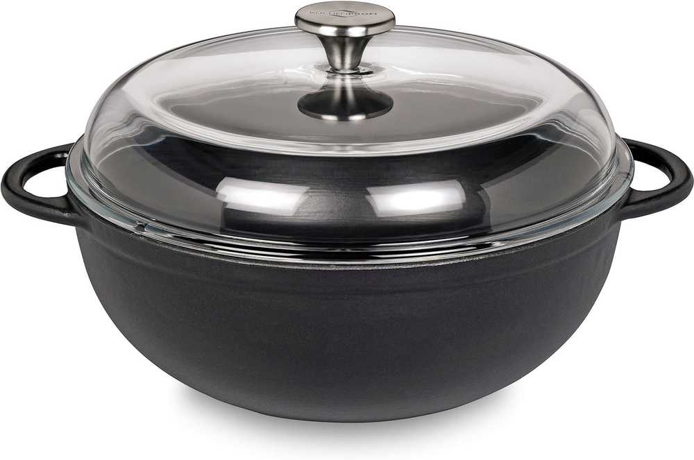 Küchenprofi Litinový hrnec Marmite, 28 cm, černá