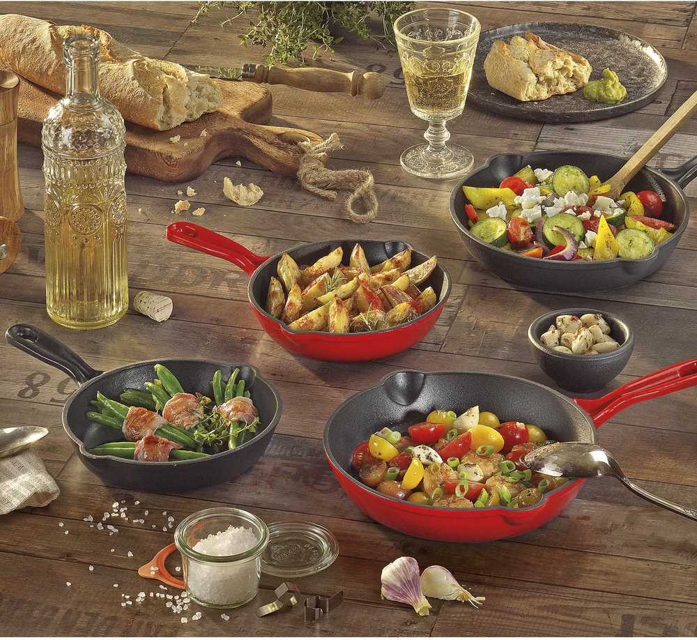 Küchenprofi Litinová pánev, 16 cm, černá