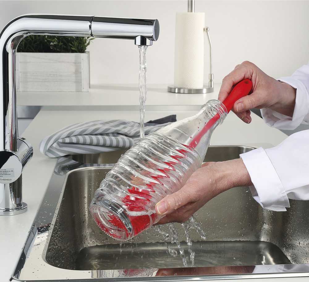 Küchenprofi Trend Kartáč na láhve, červená