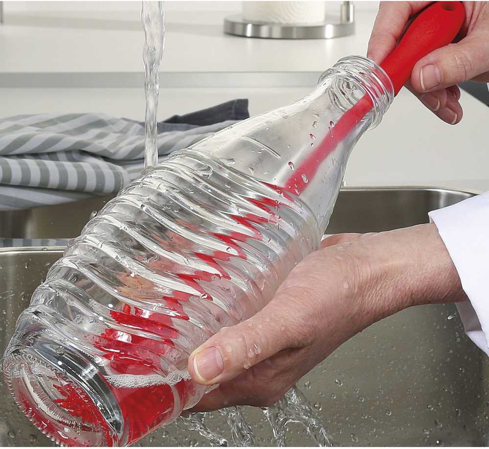 Küchenprofi Trend Kartáč na láhve, červená