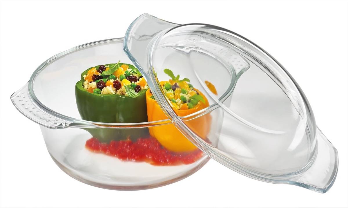 Küchenprofi Skleněná zapékací mísa s víkem Elsass, 22 cm