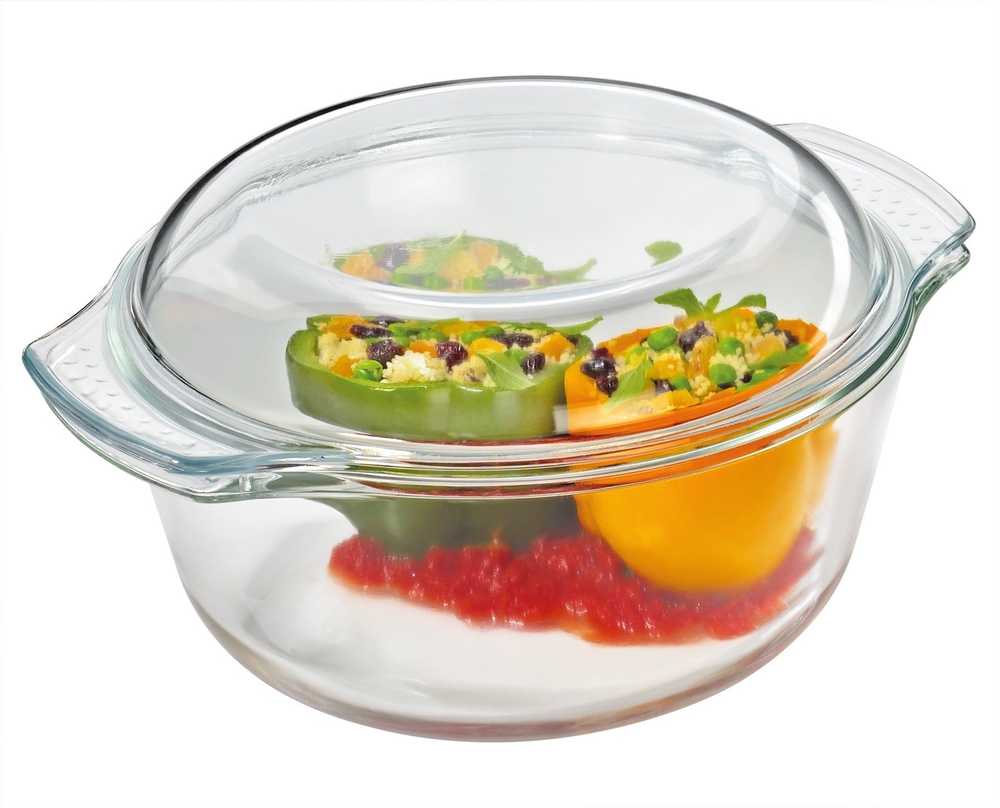 Küchenprofi Skleněná zapékací mísa s víkem Elsass, 22 cm