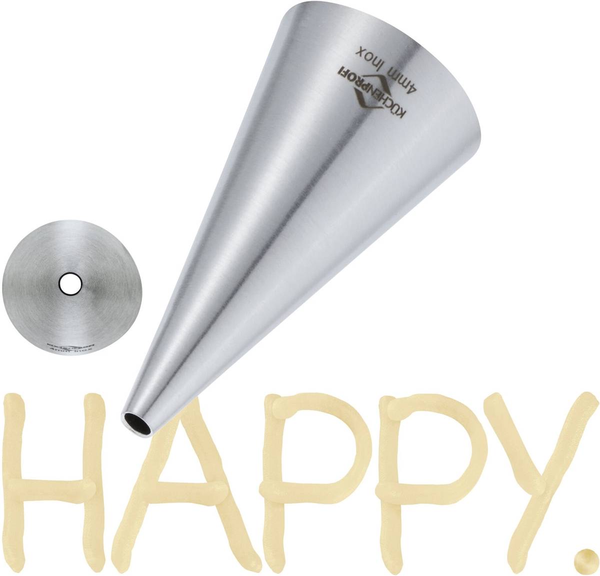 Küchenprofi Zdobící špička, kulatá, 4 mm