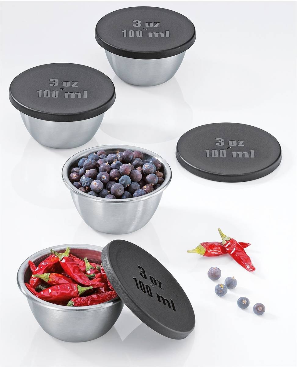 Küchenprofi Sada dóz s víkem, 100 ml, 4 ks