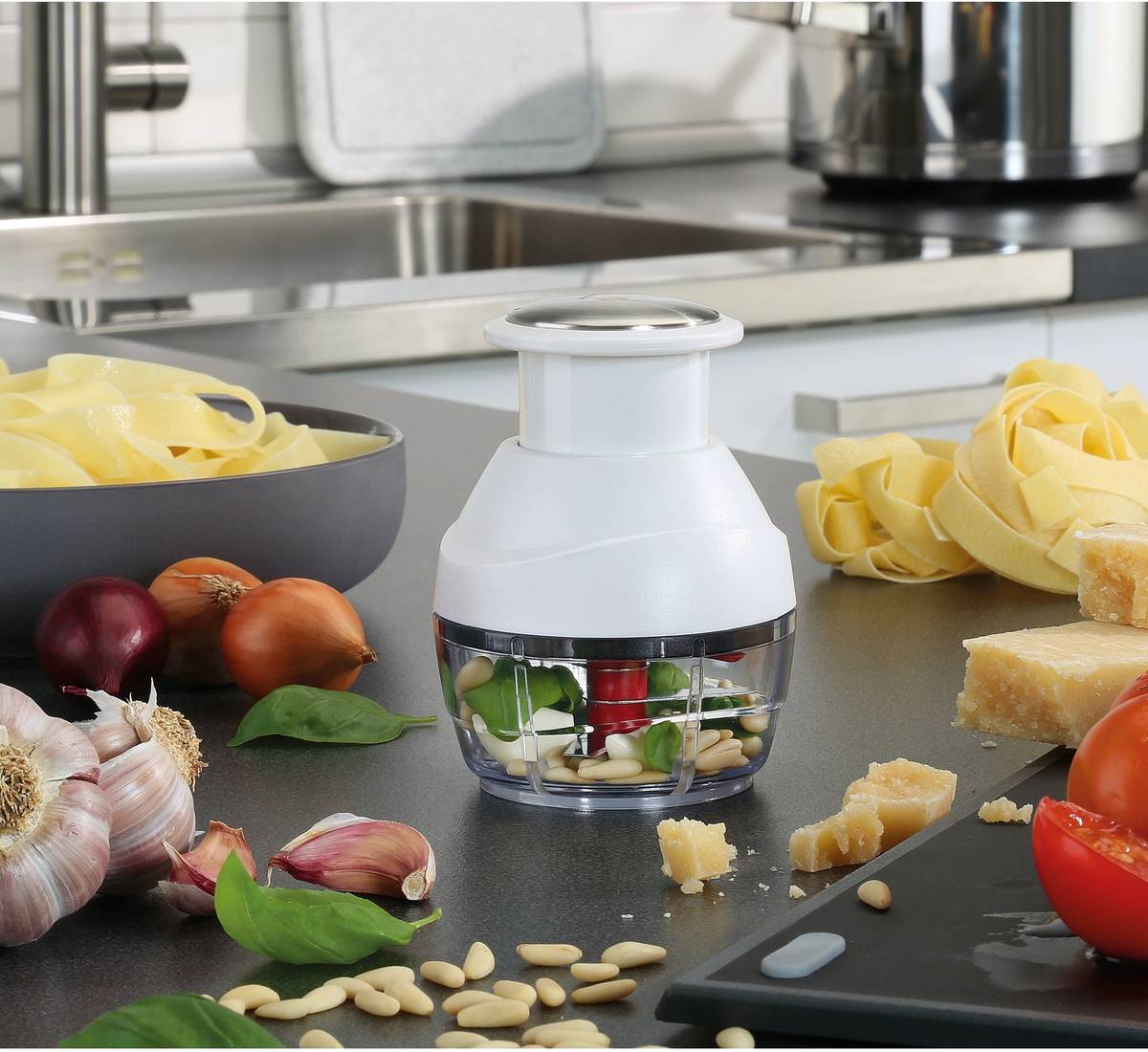 Küchenprofi Multifunkční kráječ Push