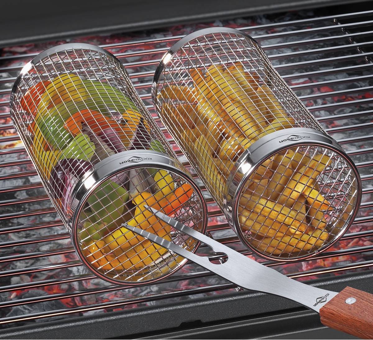 Küchenprofi Grilovací košík Rondo, 20 cm