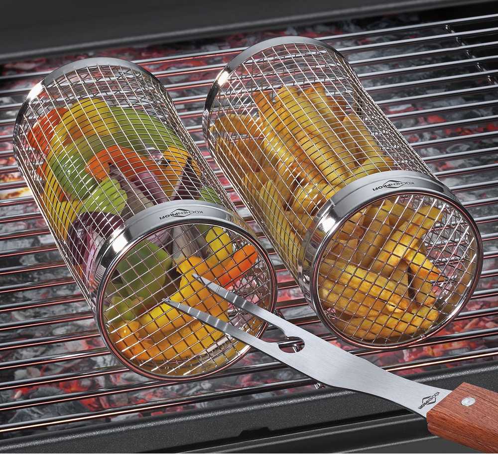 Küchenprofi Grilovací košík Rondo, 20 cm