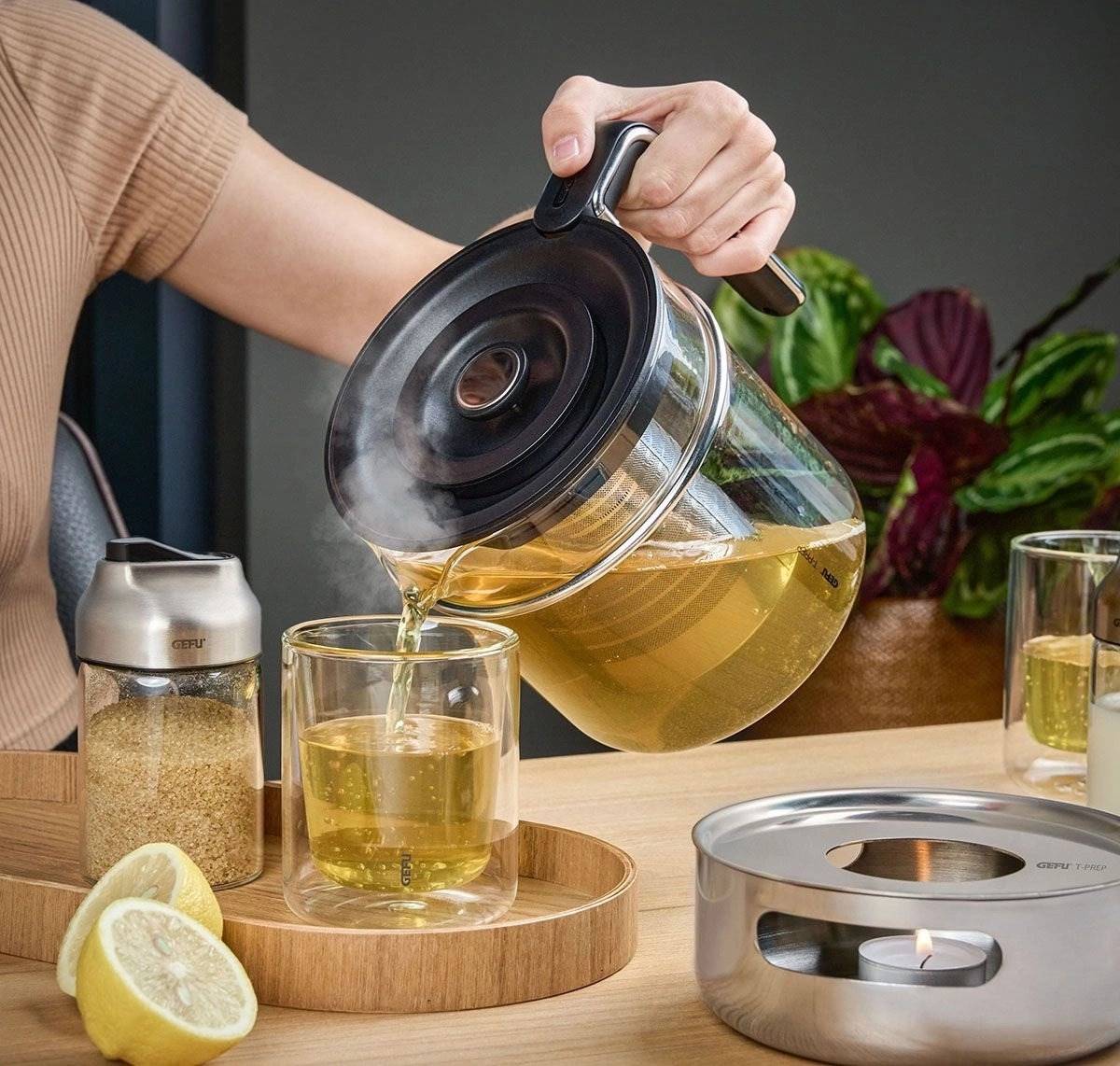 Gefu T-PREP Čajová konvice s filtrem, 1.5 l