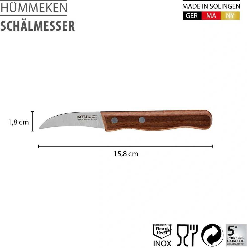 Gefu Displej nožů na zeleninu a loupacího nože Hümmeken, 2x9 ks