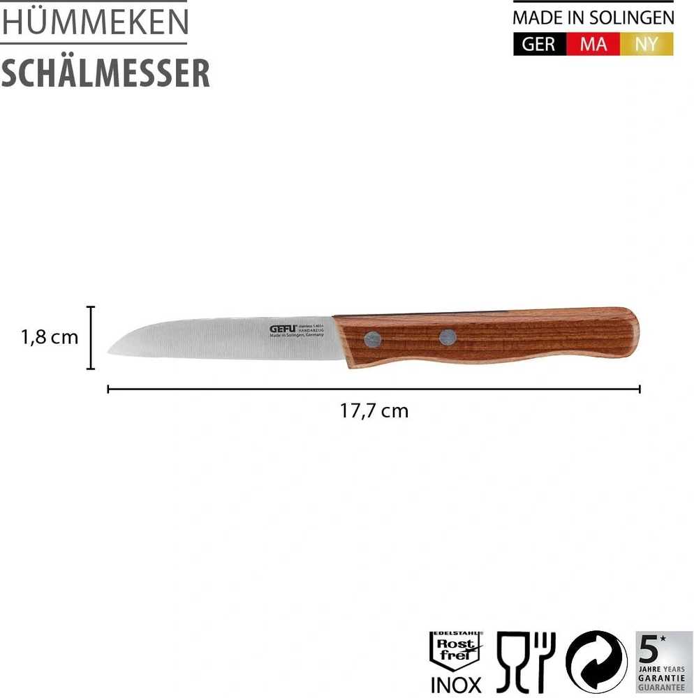 Gefu Displej nožů na zeleninu a loupacího nože Hümmeken, 2x9 ks