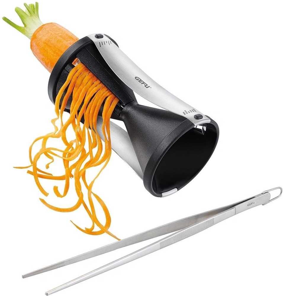 Gefu Spirelli® Sada spiralizéru Spirelli a kuchyňské pinzety Soco