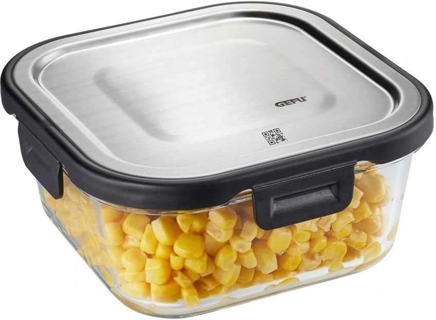 Gefu Milo Nádoba na potraviny, čtvercová, 800 ml