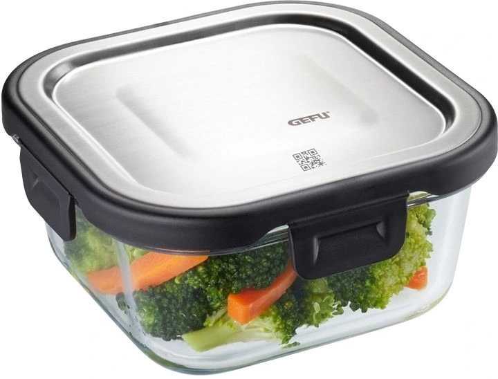 Gefu Milo Nádoba na potraviny, čtvercová, 500 ml
