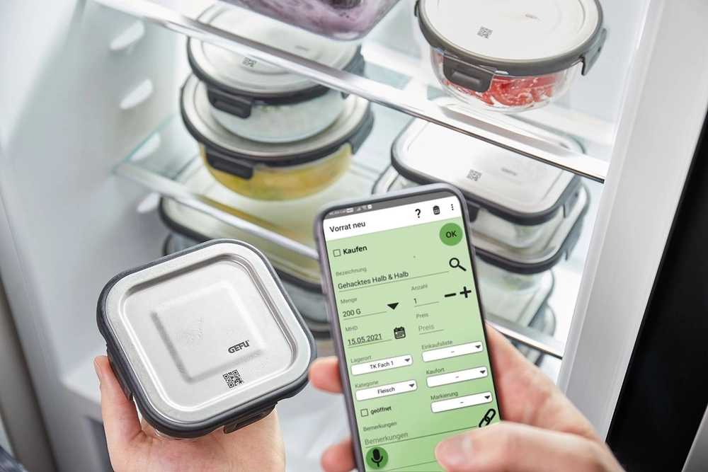 Gefu Milo Nádoba na potraviny, čtvercová, 300 ml