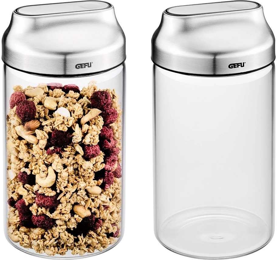 Gefu Kippo Nádoby na potraviny, 1.000 ml, 2 ks