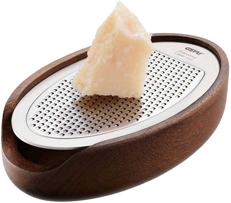 Gefu Jemné struhadlo s dřevěným zásobníkem Parmezo