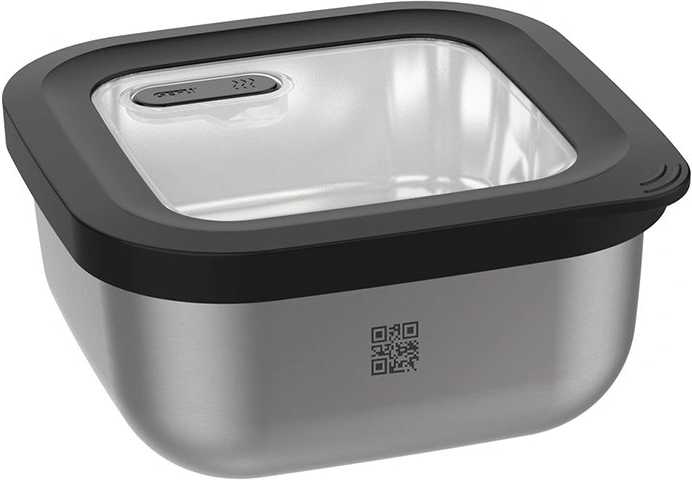 Gefu Provido Nádoba na potraviny, čtvercová, 400 ml