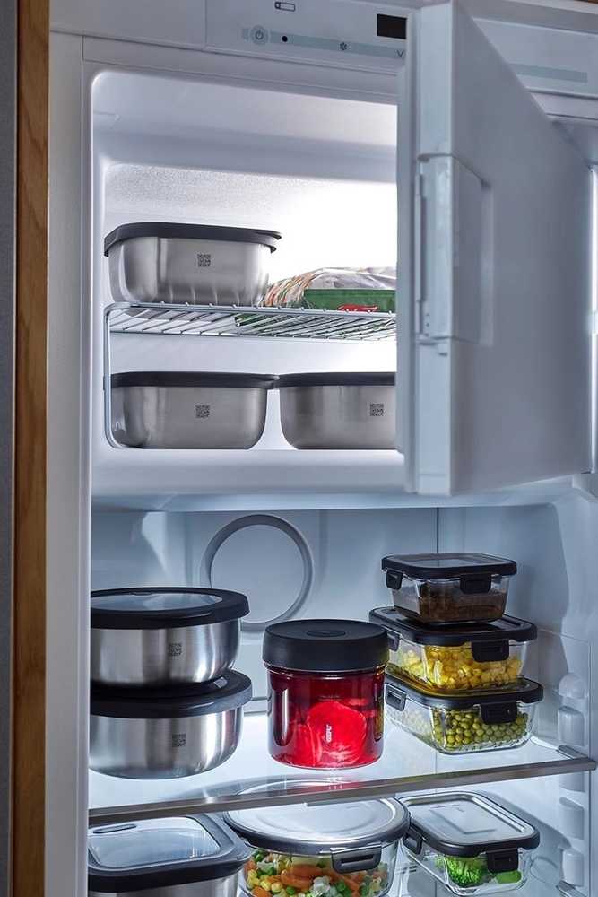 Gefu Provido Nádoba na potraviny, čtvercová, 400 ml