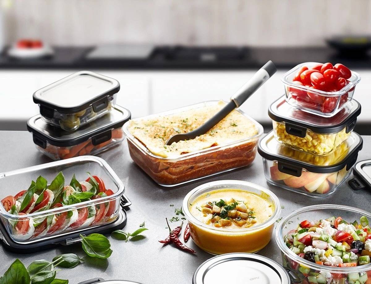 Gefu Milo Potravinová nádoba, obdélníková, 1500 ml