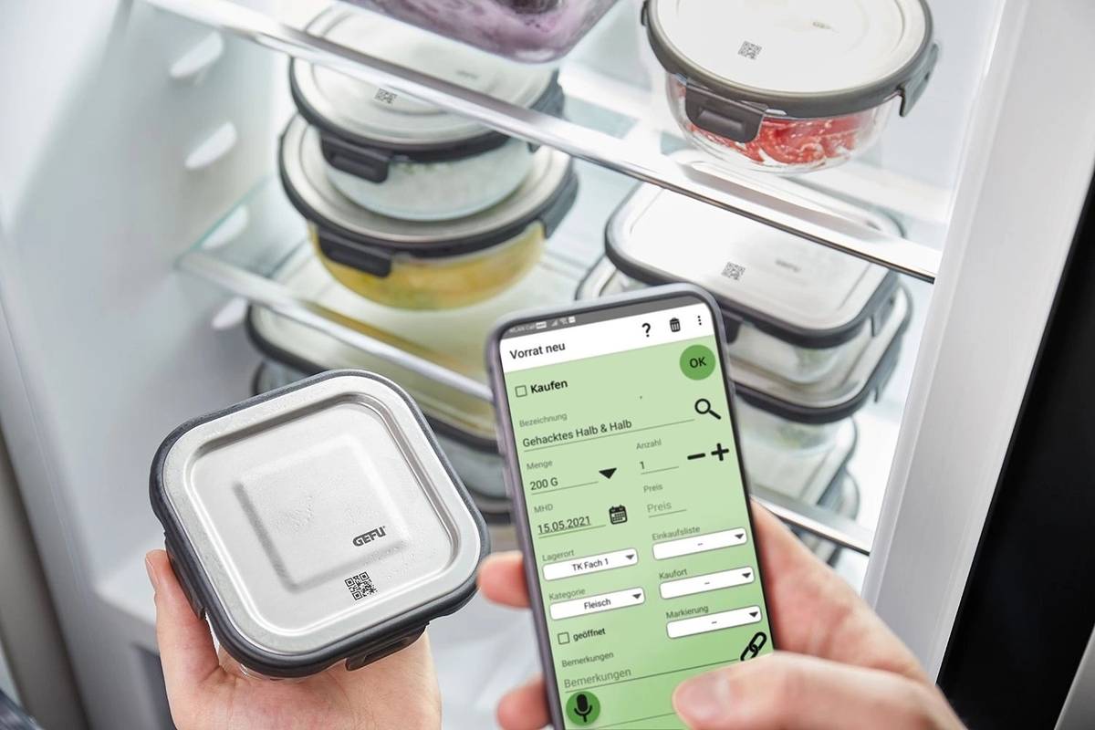 Gefu Milo Potravinová nádoba, obdélníková, 400 ml