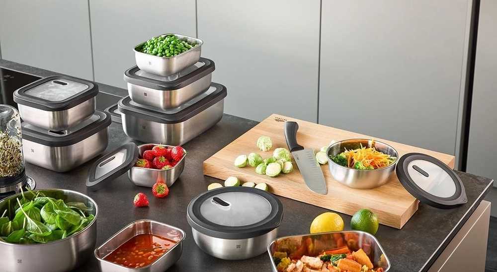 Gefu Provido Nádoba na potraviny, čtvercová, 1.8 l