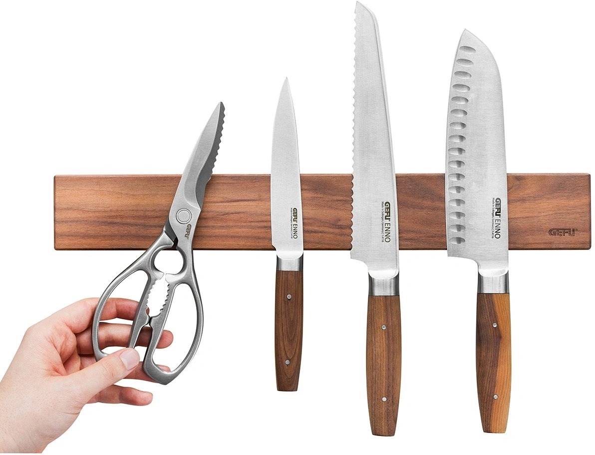 Gefu Enno Magnetická lišta, ořechové dřevo