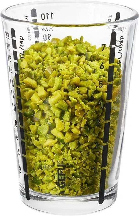 Gefu Skleněná odměrka Messi, mini, 100 ml