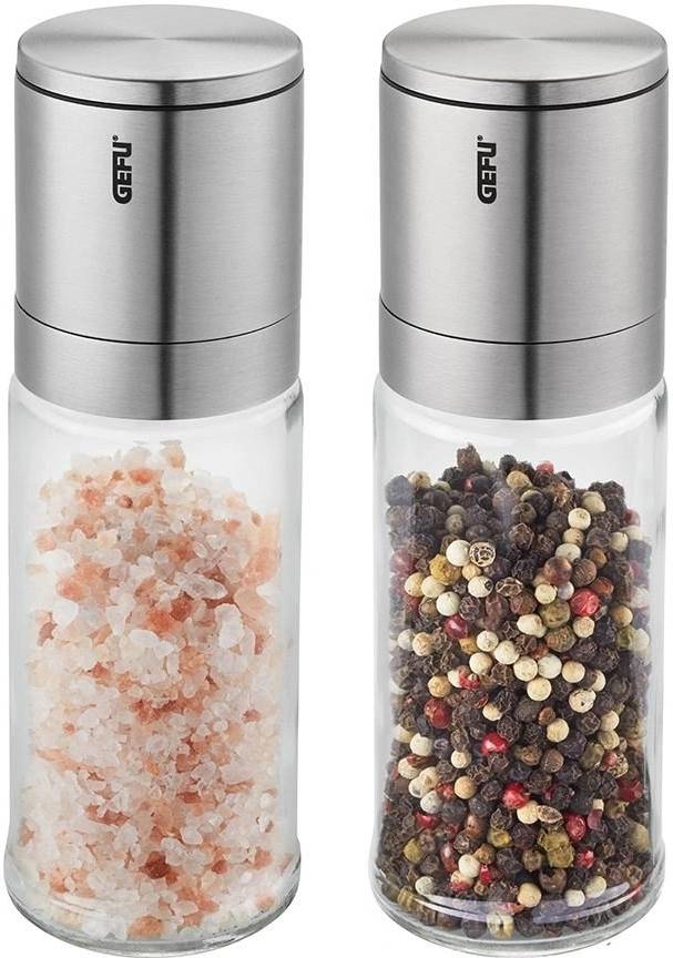 Gefu Sada mlýnků na sůl a pepř Lamola, 2 ks