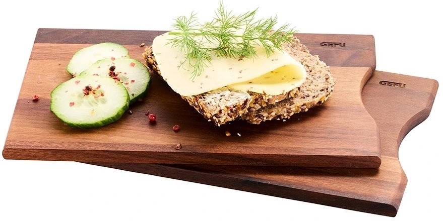 Gefu Enno Snídaňové prkénko, 2 ks, ořechové dřevo