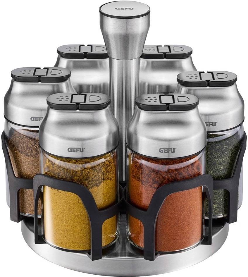 Gefu Kippo Otočný stojánek na kořenky, 7-dílný