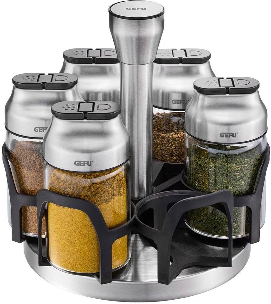 Gefu Kippo Otočný stojánek na kořenky, 7-dílný
