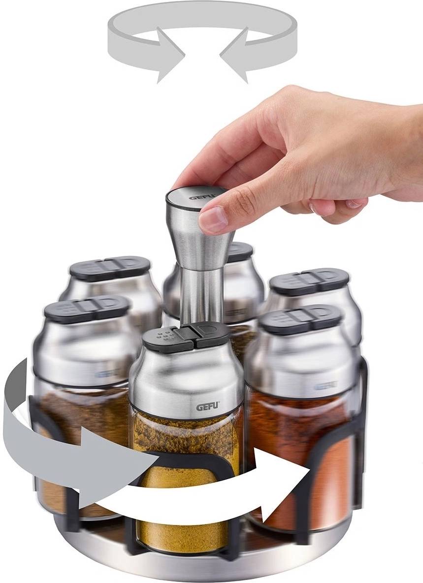 Gefu Kippo Otočný stojánek na kořenky, 7-dílný