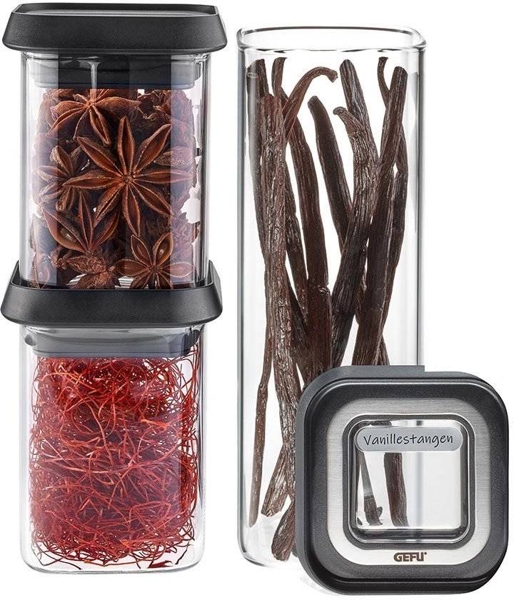 Gefu Pantry Sada nádob na skladování potravin, mini, 3 ks