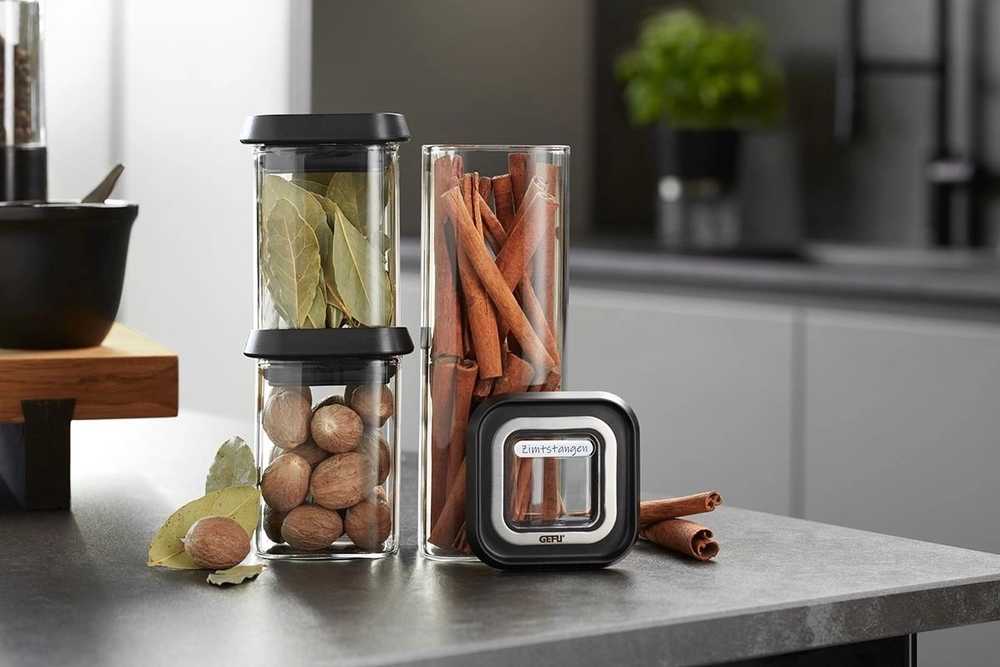 Gefu Pantry Sada nádob na skladování potravin, mini, 3 ks