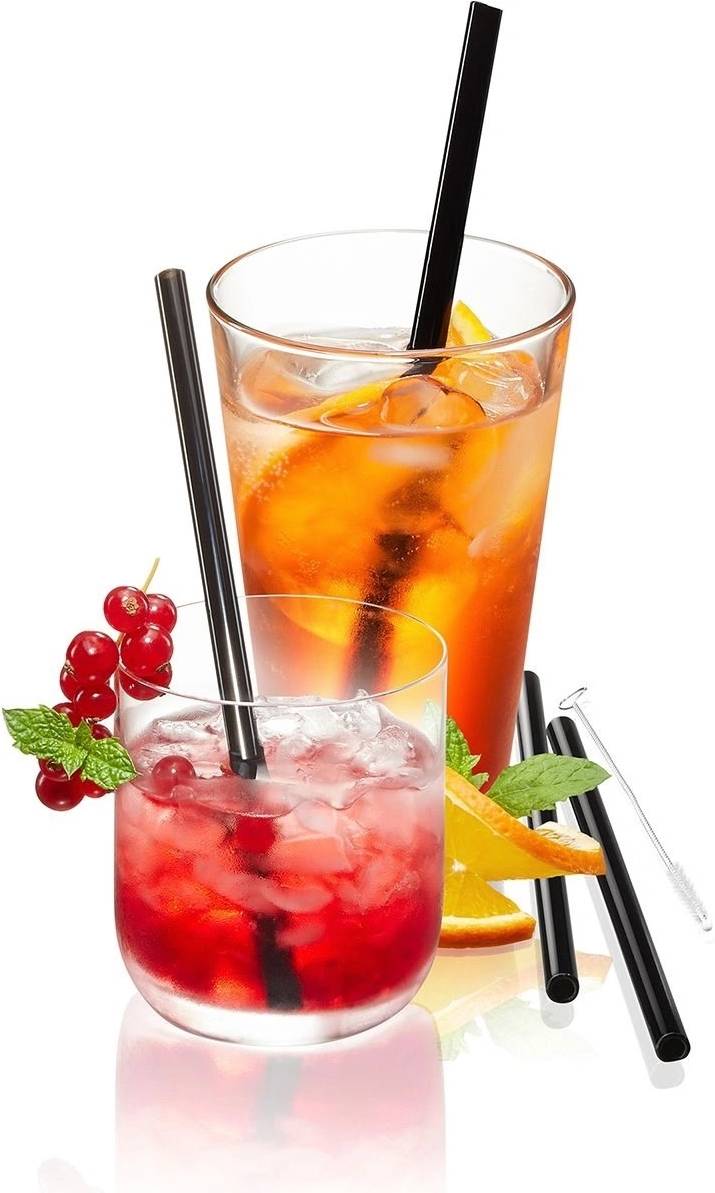 Gefu Future Skleněná brčka 4 ks, 18 cm