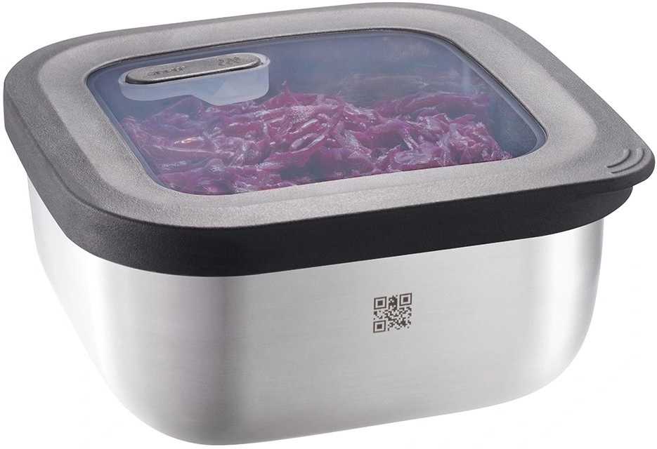 Gefu Provido Nádoba na potraviny, čtvercová, 900 ml