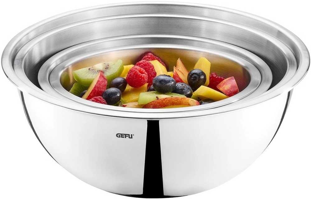 Gefu Sada nerezových misek Cavaro, 4 ks