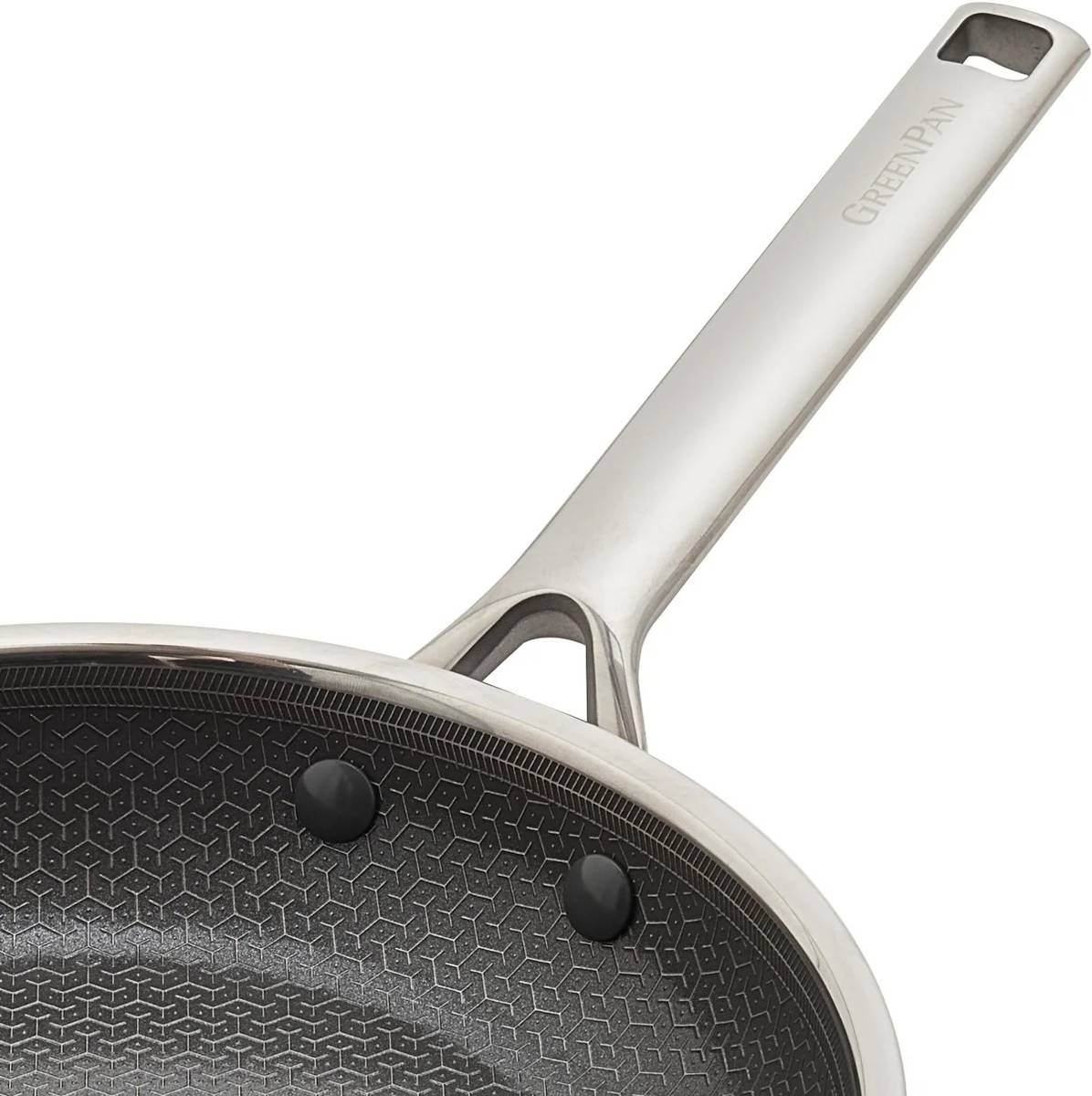 GreenPan APEX pánev s poklicí 24 cm, nerezová