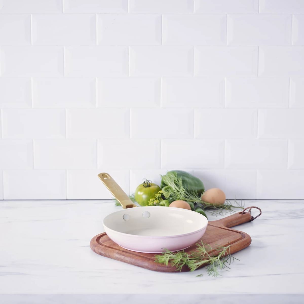 GreenPan Padova Reserve Sada pánví, 2 ks, 20 + 26 cm, pastelově růžová