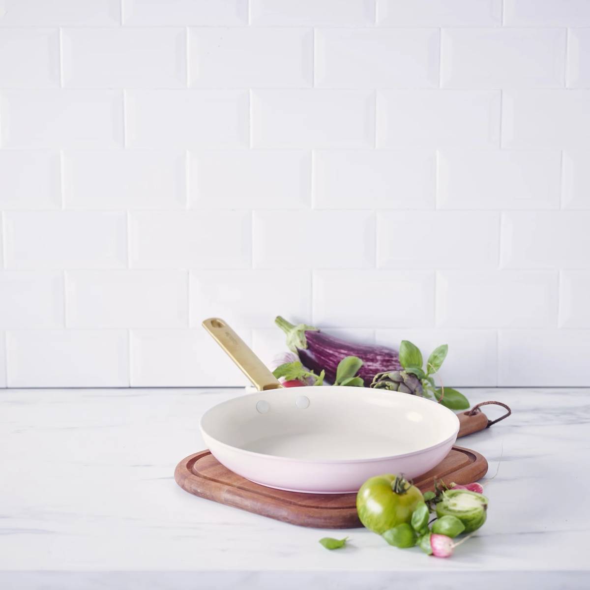 GreenPan Padova Reserve Sada pánví, 2 ks, 20 + 26 cm, pastelově růžová