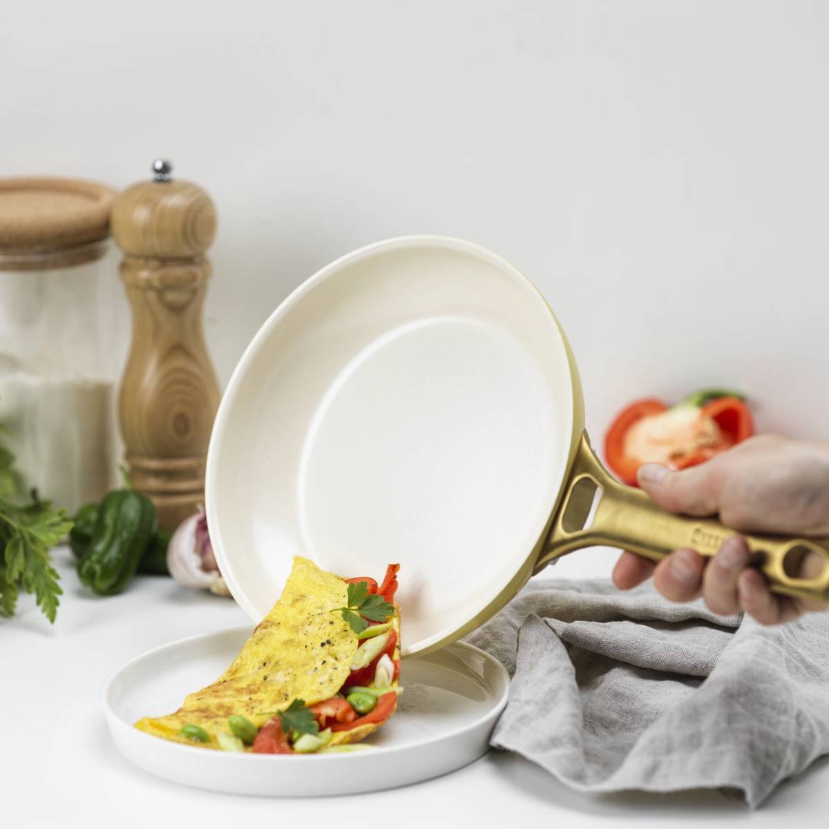 GreenPan Padova Reserve Sada pánví, 2 ks, 20 + 26 cm, žlutá