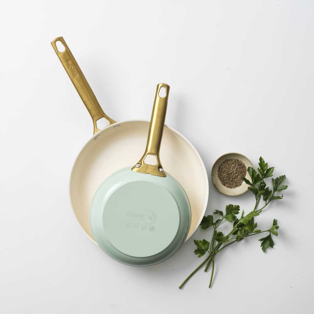 GreenPan Padova Reserve Sada pánví, 2 ks, 20 + 26 cm, pastelově zelená