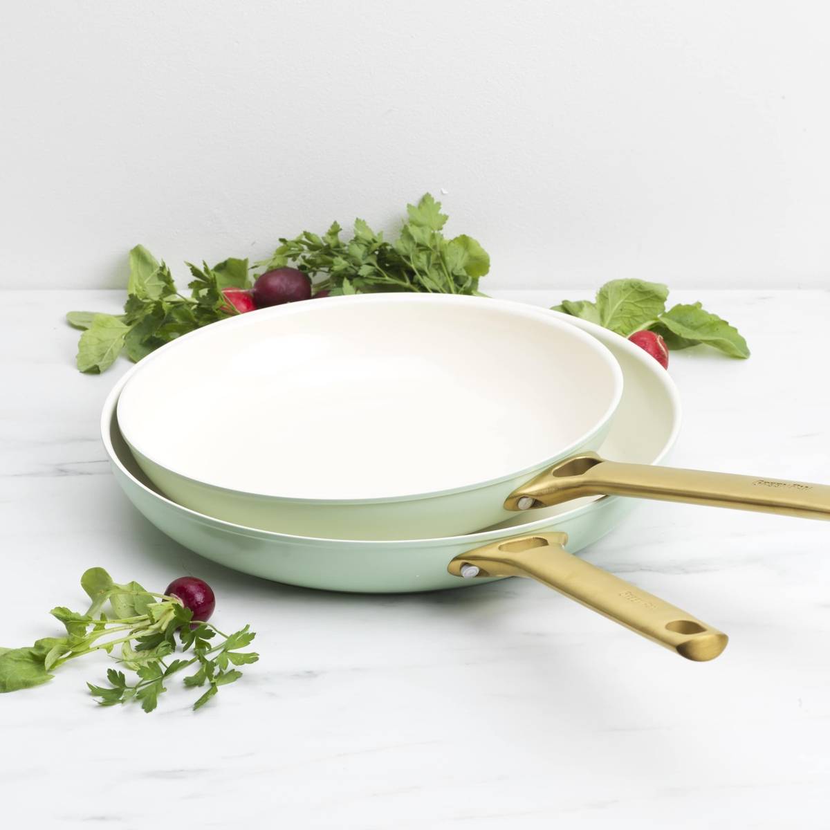 GreenPan Padova Reserve Sada pánví, 2 ks, 20 + 26 cm, pastelově zelená