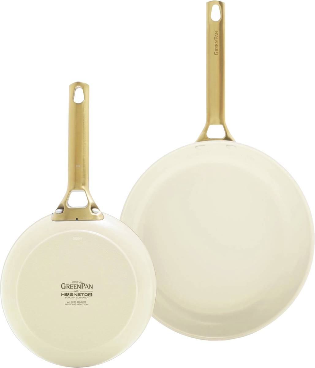 GreenPan Padova Reserve Sada pánví, 2 ks, 20 + 26 cm, světle krémová