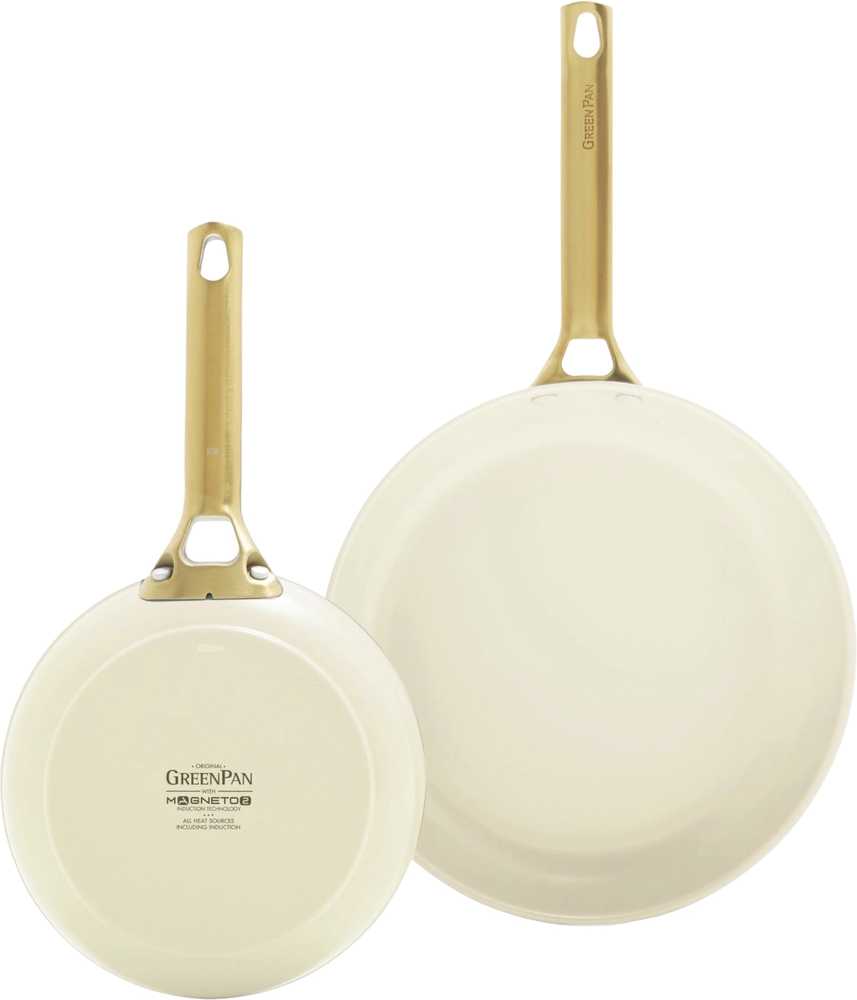 GreenPan Padova Reserve Sada pánví, 2 ks, 20 + 26 cm, světle krémová