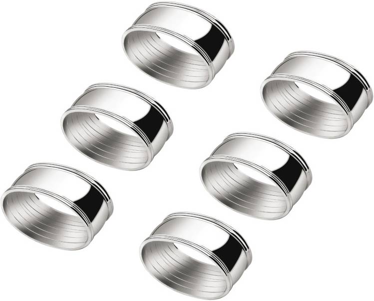 Zilverstad Kroužky na ubrousky Oval, sada 6ks