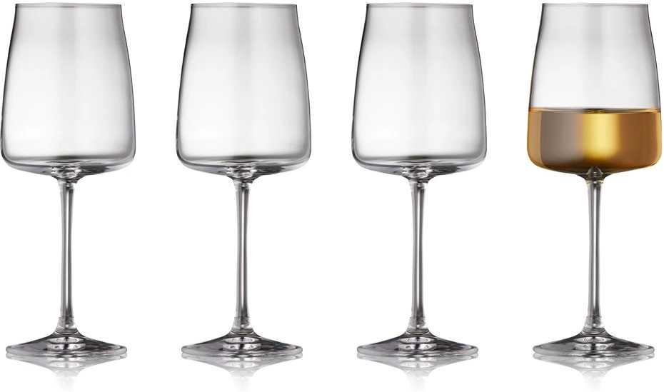 Lyngby Glas Sklenice na bílé víno Zero 43cl (4 ks)
