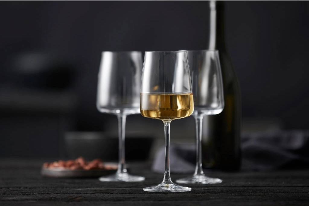 Lyngby Glas Sklenice na bílé víno Zero 43cl (4 ks)